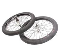 KHE KHE MAC2 Jeu de roues BMX 36 trous avec pneus 20" 14 mm/10 mm S/B