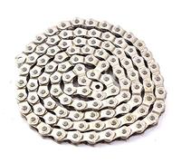 KHE KMC BMX Fixie Halflink Chaîne 1/2" x 1/8" Argenté chromé 100 maillons 360 g + broche