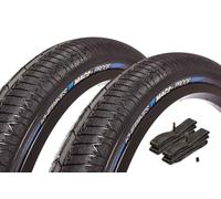 KHE MAC2+ Proof Lot de pneus BMX 20 x 2,30 pouces - 570 g - Protection anti-crevaison - Avec chambres à air AV Kenda - Pneu - Park & Street