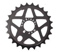 KHEbikes KHE BMX Plateau 25 dents 7005 Aluminium mat Noir Épaisseur 5 mm CNC seulement 54 g