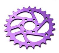 KHEbikes KHE BMX Plateau 25 dents Violet anodisé CNC 78 g