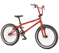 KHEbikes KHE Cosmic AL Vélo BMX 20" - Modèle 2025 - Cadre en aluminium - Rotor Affix - Freins en V avant et arrière - 10,6 kg - Couleur orange - Pour débutants - Taille de 135 à 170 cm