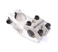 KHEbikes KHE Freestyle Alround BMX 7005 Potence en aluminium 1 1/8 Toploader 50 mm Avance argent seulement 264 g