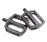 KHEbikes KHE Prism Pédales BMX en aluminium 9/16"" Noir 90 mm de large Axe en acier Baron