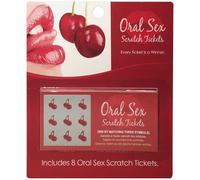 Kheper Games Oral Sex Scratch Tickets Multicolor One Size