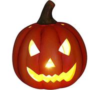 khevga Halloween Déco Citrouille Automne Déco Windlight Déco Citrouille Illuminée (avec LED)