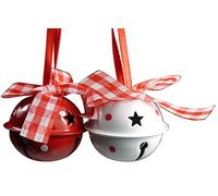 khevga Les clochettes métalliques de décoration pour Arbre de Noël - Cloches de Noel