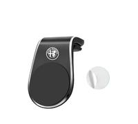 KHGFRX Voiture Support Telephone Magnétique Socles, pour Alfa Romeo Alfa Alfetta Spider Brera Matta Mito Stelvio Giulia Grille Aération 360° Rotation Voiture Réglable Intérieur Accessoires,A