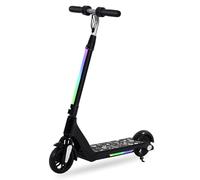 KHHK Trottinette Électrique Enfants 6-12 Ans, Réglable en Hauteur et en Vitesse, avec Écran LED et Lumière LED, Idéale comme Cadeau Trottinette électrique pour Les Enfants et Les Adolescents (Noir)