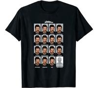 Khian SOON Men's Many Faces of Ron T-Shirts Black S