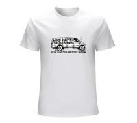Khian SOON Men's Mike Watt + Second Men by Jer Warren Limited to 150 Punk Minute Men T-Shirts White XXL