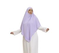 khimar,Khimar long,opaque infroissable,isdal,hijab long,khimar,khimar pas cher,Khimar rapide facile à nouer,khimar,foulard islamique priére- hejj-omra-madrassa-quotidien pour femme (Lilas)