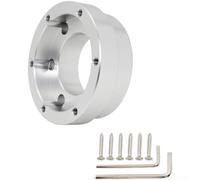 KHIronHive Adaptateur de roue de course 70 mm pour Logitech G29/G920/G923, support en aluminium avec trou central de 70 mm, pour volant (argenté)