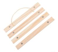 KHIronHive Cadre photo en bois de pin avec finition naturelle, bandes magnétiques en bois, cordon pour un assemblage facile, convient aux tailles de 21 cm, 31 cm, 41 cm, 51 cm pour photos, cartes