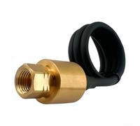 KHIronHive Capteur de pression pour CVC et réfrigération, émetteur de pompe à chaleur de précision de 0,5 %, acier inoxydable 304, sortie 4-20 mA et 0,5-4,5 V, portée de -1 à 50 bar (0-30 bar)