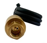 KHIronHive Capteur de pression pour CVC et réfrigération, émetteur de pompe à chaleur de précision de 0,5 %, acier inoxydable 304, sortie 4-20 mA et 0,5-4,5 V, portée de -1 à 50 bar (0-50 bar)