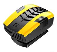 KHIronHive Chauffage PTC 12 V pour pare-brise de véhicule avec double réglage de température et rotation à 360 degrés, pour la plupart des voitures, camions et camping-cars 12 V (jaune)