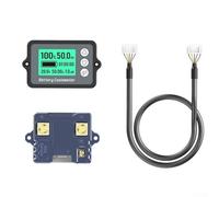 KHIronHive Coulomb mètre de batterie pour voiture, moto, véhicule électrique, ABS industriel, testeur de capacité de tension et de courant avec mémoire de réveil automatique, 50 A/100 A/350 A en