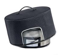 KHIronHive Couvercle de couvercle pour mijoteuse avec fenêtre transparente, protection contre la poussière pour casseroles ovales de 6, 7, 8 litres, étui de rétention de chaleur avec doublure en