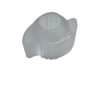 KHIronHive Couvre-poignée de porte en caoutchouc souple pour une prise en main facile et accessibilité - Lot de 2 extensions à levier transparentes pour portes standard de style bouton, ajustement