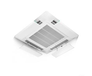 KHIronHive Déflecteur de climatiseur à cassette réglable pivotant à 180 degrés - Guide d'aération sécurisé en métal - Montage sans outil - Plusieurs tailles - ABS - 58 x 15 cm (58 cm)