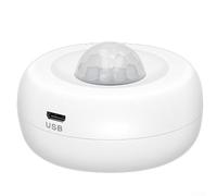 KHIronHive Détecteur de mouvement PIR intelligent WiFi, pour application Tuya, détecteur de corps humain infrarouge en temps réel avec alertes mobiles, moniteur de sécurité ABS