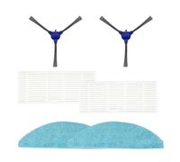 KHIronHive Ensemble brosse latérale, filtre et chiffon microfibre de rechange pour Cecotec/Conga/M70/pour aspirateurs robots Genesis - Chaque composant
