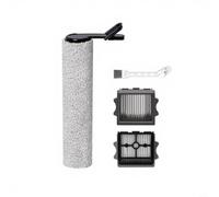 KHIronHive Kit d'aspirateur de rechange pour Tineco Floor One S7 Stretch, Ultra S7 Stretch Steam et S9 Artist, brosses à rouleaux, filtres HEPA et brosse de nettoyage, pour sols durs scellés (A)