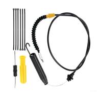 KHIronHive Kit de câble d'engagement pour tondeuse à gazon 746-04173A/746-04173B/746-04173C pour modèles autoporteurs Craftsman LT1500-LT546H, avec câble, 6 attaches et outil