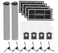 KHIronHive Kit de pièces de rechange, pour brosse principale MOVA S70 Roller Series brosses latérales, filtres HEPA, serpillères, sacs à poussière, pour aspirateur à rouleau S70 Ultra Pro d'une