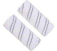 KHIronHive Lot de 2 rouleaux de nettoyage de sol en microfibre pour karcher FC3 FC5 FC7, brosse d'aspirateur de rechange pour sols durs, carrelage et stratifié, lavable, lot de 2