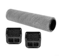 KHIronHive Lot de 3 rouleaux de brosse et filtres HEPA pour Xiaomi W30/W30 Pro/E303HW - Brosse principale en microfibre - Ensemble de filtres lavables pour aspirateur