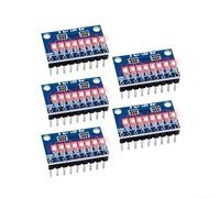 KHIronHive Lot de 5 indicateurs LED à 8 chiffres CC 3-24 V double couleur bleu rouge cathode anode commune 22,86 x 14,13 mm 2,54 mm broches compatible avec MCU ARM DIY électronique pour prototypage
