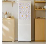 KHIronHive Lot de 82 autocollants double face en forme de marguerite blanche réutilisables pour décoration de la maison, printemps, fête de Pâques, faciles à appliquer, à enlever pour fenêtres