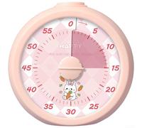 KHIronHive Minuteur visuel pour la gestion du temps des enfants, compte à rebours silencieux avec mode alarme, arrêt facile en une seule pression et contrôle de rotation, outil d'étude éducatif pour