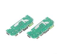 KHIronHive Module de charge solaire double USB 5 V 2,4 A avec affichage numérique, chargeur de batterie Li-ion pour cellules de 3 à 4,2 V, circuit de protection contre les surcharges pour projets de