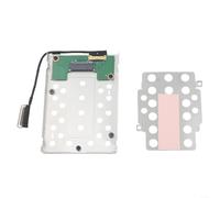 KHIronHive NVME Plateau adaptateur SSD M2 vers 2,5" avec câble intégré pour ThinkPad T470 T480 X270 en métal pour Pcie Support de mise à niveau haute vitesse Extension de transfert de données