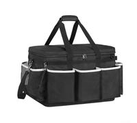 KHIronHive Panier de nettoyage extra large avec fond rigide, sac de rangement en polyester pour lavage de voiture, réparation automobile et fournitures ménagères - 48,3 x 31,8 x 31,8 cm