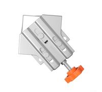 KHIronHive Pince à angle droit en acier inoxydable : fixation rapide, forte force de serrage pour le travail du bois, le soudage, verrouillage adaptatif en forme de L, plage de 2 à 35 mm (B)