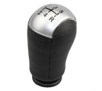 KHIronHive Pommeau de levier de vitesse de rechange pour Ford Focus 2005-2009 5/6 vitesses, matériau ABS + PU, noir (5 vitesses)