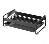 KHIronHive Porte-savon en acier inoxydable pour comptoir de salle de bain, porte-savon drainable avec plaque amovible et base antidérapante, large ouverture pour la plupart des savons de bar