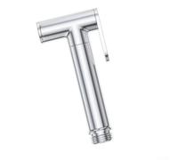 KHIronHive Pulvérisateur de bidet à main en acier inoxydable, finition noire moderne, tête de douche autonettoyante, buse résistante à la rouille, installation facile, kit de bricolage (blanc)