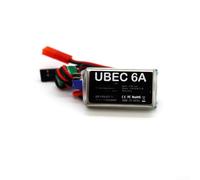 KHIronHive Régulateur de tension Ubec pour systèmes RC sans balais, sortie 4 A 6 A 8 A avec régulation multi-niveaux 5 V 6 V 7,4 V, filtre à anneau magnétique pour stabilité, contrôleur de vol