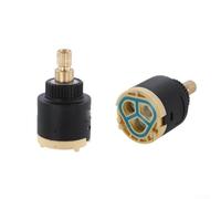 KHIronHive Robinet de douche thermostatique avec clé piano pour un contrôle précis de l'eau chaude et froide, cartouche de robinet mélangeur ABS et métal pour rénovation de salle de bain, finition