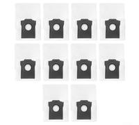 KHIronHive Sacs à poussière pour aspirateur robot Dreame X60 Max Ultra Complete, X60 Ultra, X60 Master, filtre multicouche scellé, grande capacité, protection du moteur, lot de 6/8/10 (10 pièces)