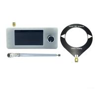 KHIronHive SI4732 Récepteur radio DSP avec écran IPS de 1,9", portable HF SW pour MW VHF AM FM LSB Tuner USB pour ESP32-S3, batterie 800 mAh, coque PETG, antenne télescopique et boucle incluse (A)