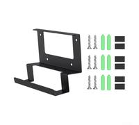 KHIronHive Starlink Support mural pour routeur Gen 3 et bloc d'alimentation 2 en 1 en métal pour économiser de l'espace avec matériel Noir Kit de montage en acier robuste pour équipement V3