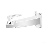 KHIronHive Support de caméra de sécurité en aluminium rotatif à 360 degrés avec gestion des câbles intégrée, résistant aux intempéries, double installation au plafond ou au mur, blanc, 180 x 60 x 75