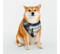 KHiry Bandanas triangulaires réglables en coton doux pour chien avec bière, chiot et chat pour petites et grandes races