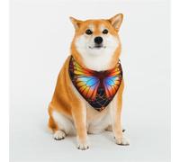 KHiry Bandanas triangulaires réglables en coton doux pour chien, chiot, chat pour petites et grandes races